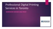 Professional Digital Printing Services in Toronto