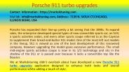 Porsche 911 turbo upgrades