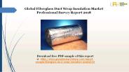 fiberglass duct wrap insulation market