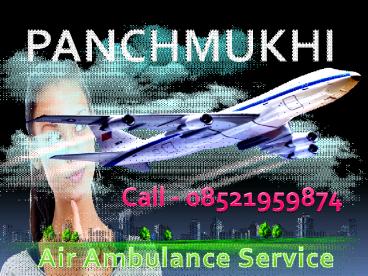 Rescue Medical Air Ambulance Service in Chennai and Bangalore