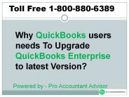 Upgrade to QuickBooks Enterprise Version