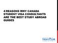 Canada Student Visa Consultants PowerPoint PPT Presentation