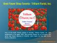 Best Flower shops toronto - Trillium Florist, Inc PowerPoint PPT Presentation