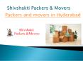 Home/Office Shifting With Professional Packers and Movers in Hyderabad PowerPoint PPT Presentation