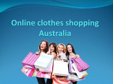 Online clothes shopping australia