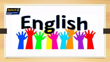 English professional training Institute | Aptech Malviya Nagar
