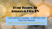 Four Issues In Amazon Fire TV