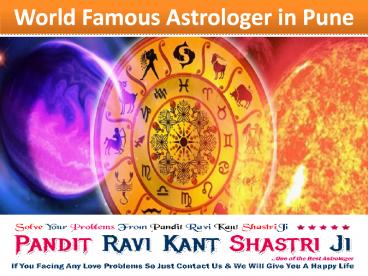 World Famous Astrologer in Pune