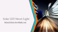 Solar LED Street Light PowerPoint PPT Presentation