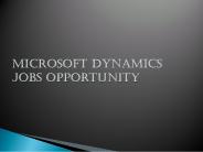 Microsoft Dynamics Jobs Opportunity