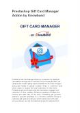 Prestashop Gift Card Manager Addon by Knowband PowerPoint PPT Presentation