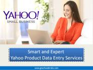 Yahoo Product Data Entry Services