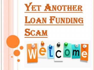 Investment Fraud Toward Loan Funding Schemes