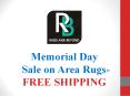 Memorial Day Sale on Area Rugs- FREE SHIPPING
