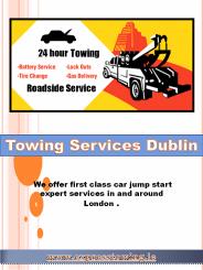 Towing Services Dublin