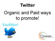 Promotional Strategies for twitter