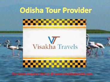 Best Tour Operator in Odisha