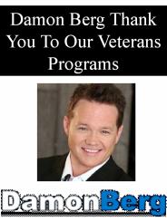 Damon Berg Thank You To Our Veterans Programs