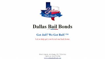 Cedar Hill Bail bonds