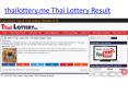 Thai Lottery Tips and Thai Lottery Result 2018 PowerPoint PPT Presentation