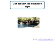 Get Ready for Summer Tips