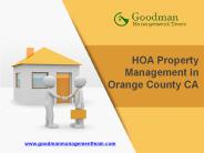 HOA Property Management in Orange County CA