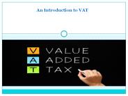 An Introduction to VAT