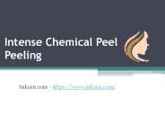 Intense Chemical Peel Peeling