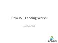 How P2P Lending Works PowerPoint PPT Presentation