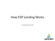 How P2P Lending Works