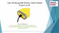 Auto rechargeable battery sales market report 2018 PowerPoint PPT Presentation