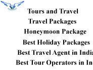 Holiday & Honeymoon Packages, Tour and Travel Bangalore – ShubhTTC