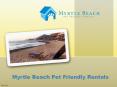South Carolina beach pet friendly rentals from www.mbpfr.com. PowerPoint PPT Presentation