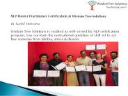 NLP Master Practitioner Certification – Delhi