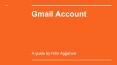 Gmail Account PowerPoint PPT Presentation