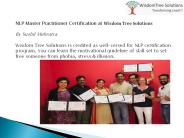 NLP Master Practitioner Certification at Wisdom Tree Solutions (1)