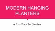 10 Best Modern Hanging Planters
