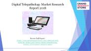 Digital Telepathology Market Research Report 2018