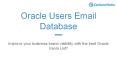 Oracle Users Email Database PowerPoint PPT Presentation