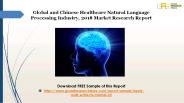Global and chinese healthcare natural language processing industry, 2018 market research report