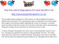 Play free online bingo games for more benefit in UK PowerPoint PPT Presentation