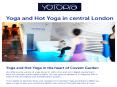 Yoga London - luxurious yoga and hot yoga studio - Yotopia PowerPoint PPT Presentation
