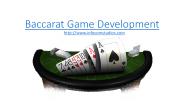 Baccarat game development