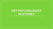 CBT Psychologist in Sydney