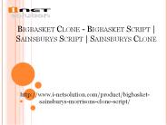 Bigbasket Clone - Bigbasket Script | Sainsburys Script | Sainsburys Clone