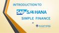 Introduction to SAP S4 HANA Simple Finance - Learn  SAP Simple Finance PowerPoint PPT Presentation