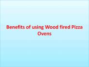 Benefits of using Wood fired Pizza Ovens