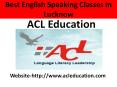Best English Speaking Classes in  Lucknow- ACL Education PowerPoint PPT Presentation