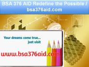 BSA 376 AID Redefine the Possible / bsa376aid.com