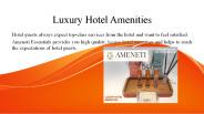 Accessories & Essentials for Hotels - Ameneti